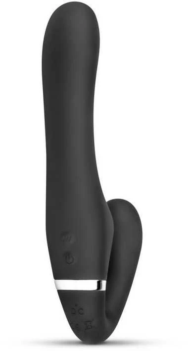 No Parts Be dalių – Avery be petnešėlių prisegamas vibruojantis dildo – 22 cm