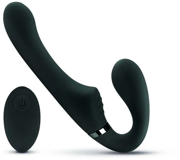 No Parts Be dalių – Avery be petnešėlių prisegamas vibruojantis dildo – 22 cm