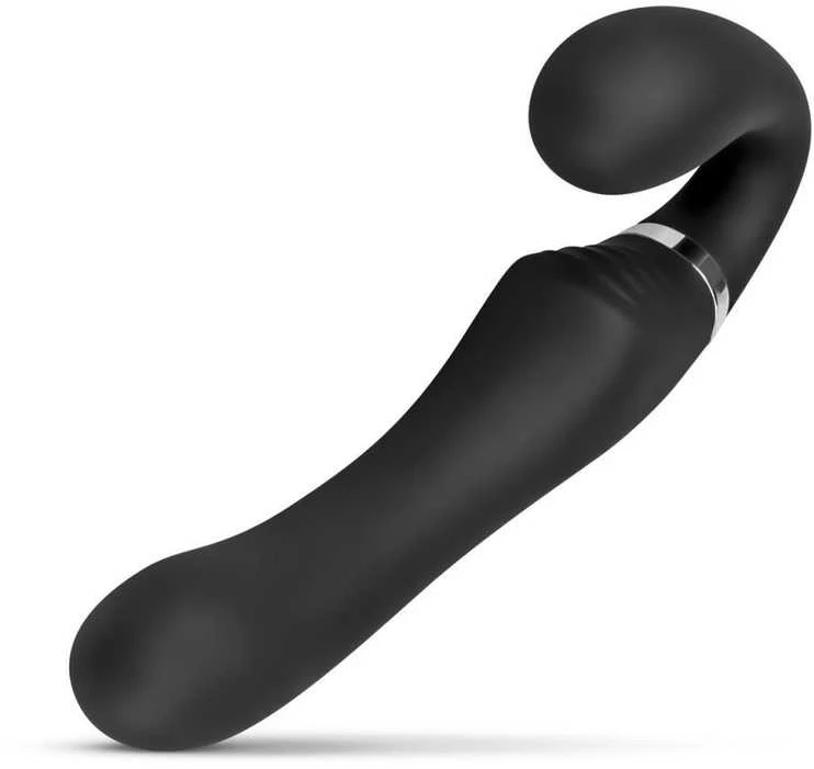 No Parts Be dalių – Avery be petnešėlių prisegamas vibruojantis dildo – 22 cm
