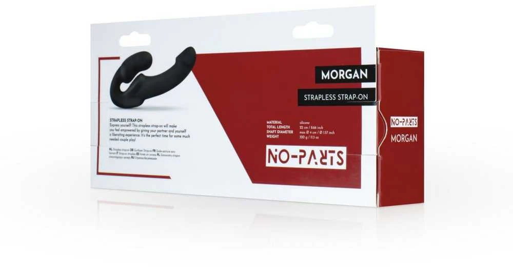 No Parts Dildo dvigubai stimuliacijai, silikoninis lygus