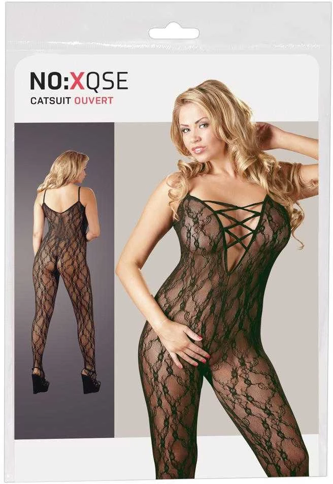 Noxqse Catsuit juodas XXL-XXXL