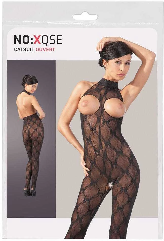 Noxqse Catsuit open bust S-L