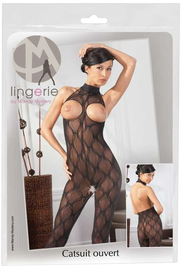 Noxqse Catsuit open bust S-L