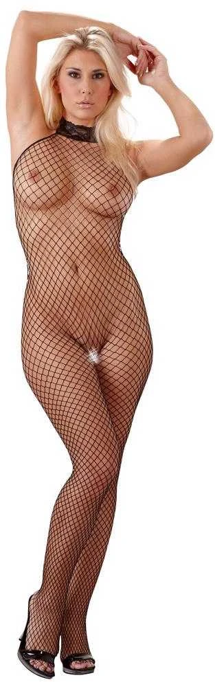 Noxqse Net catsuit juodas S/M