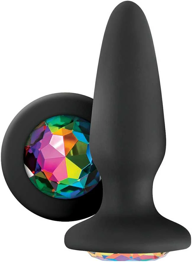 Ns novelties Glams Gem Plug Juodas