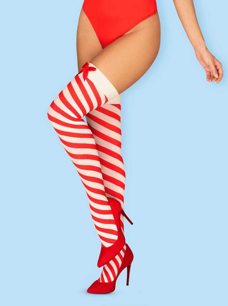 Obsessive - Kissmas kojinės Raudona L/XL
