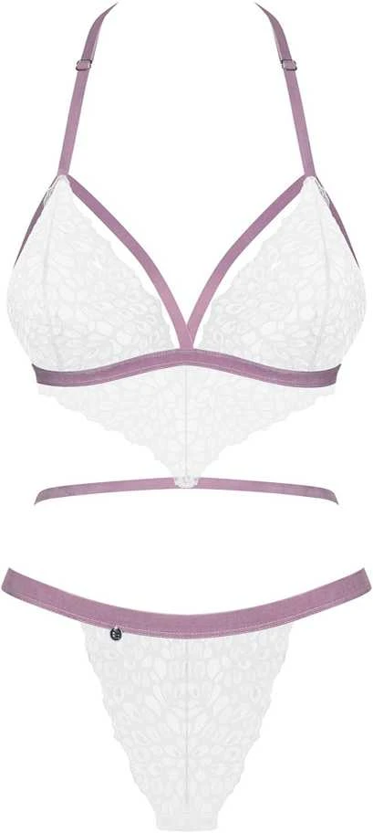 Obsessive Apatiniai drabužiai-Lilyanne body balta S/M