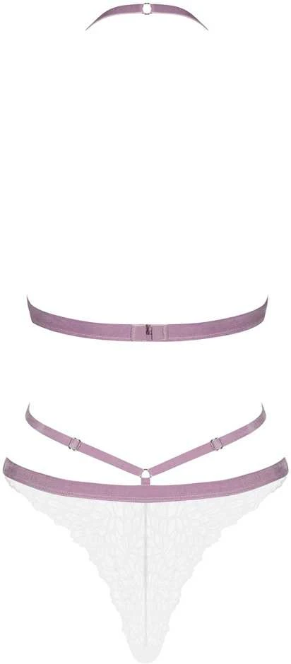 Obsessive Apatiniai drabužiai-Lilyanne body balta S/M