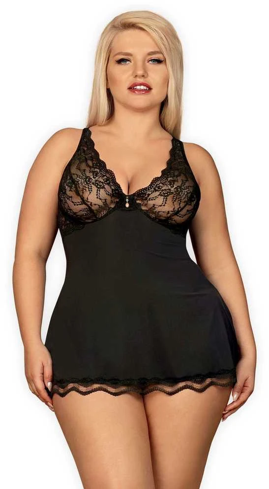 Obsessive PASTABA Babydoll 2XL/3XL