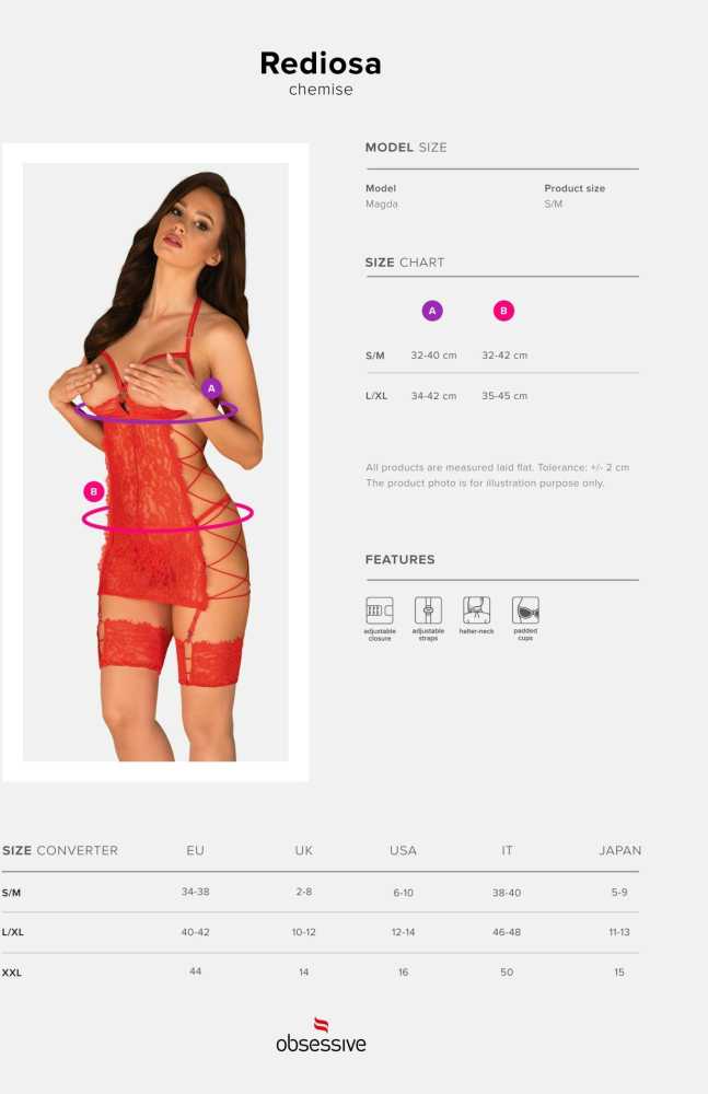 Obsessive – Rediosa chemise & stringai S/M