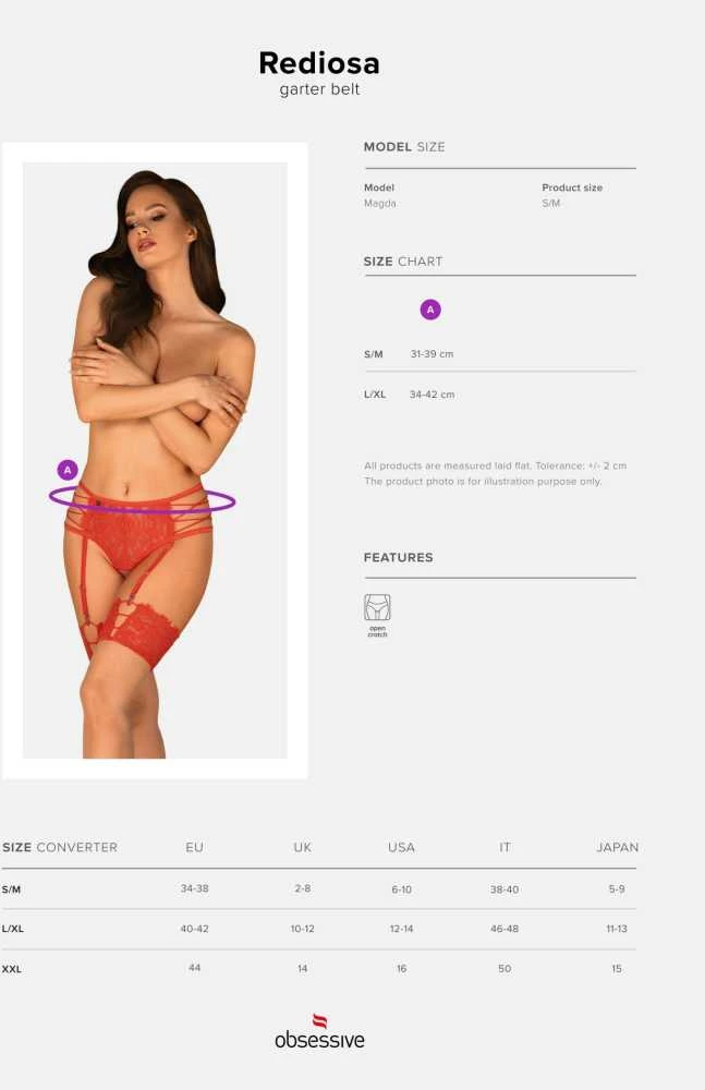 Obsessive OBS Garter Belt S/M