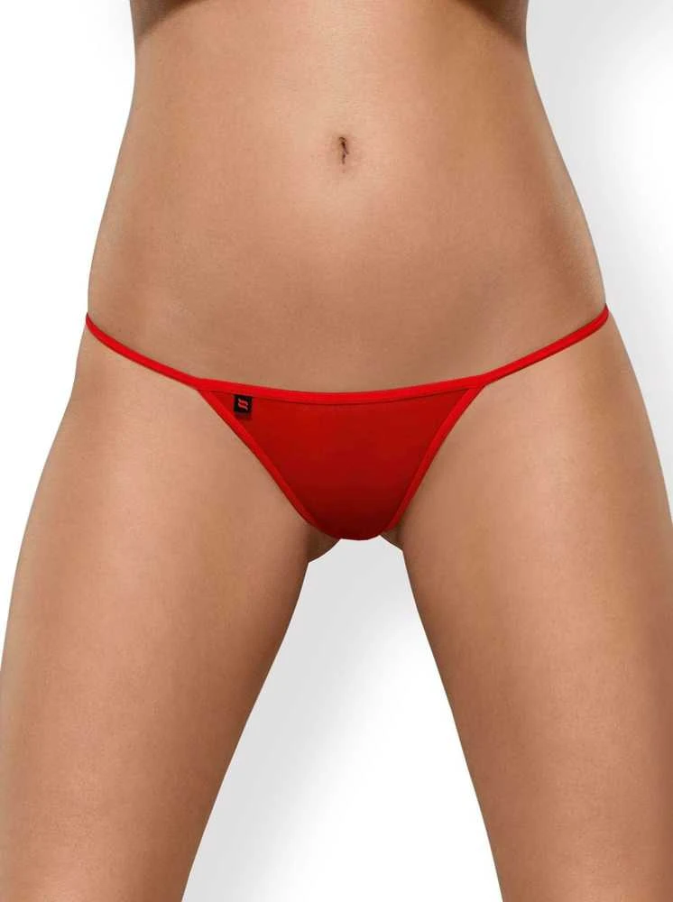 Obsessive - Luiza Thong Raudona L/XL dydžio kelnaitės