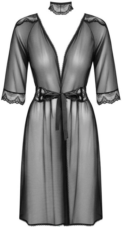 Obsessive - Lucita Peignoir Juodas S/M