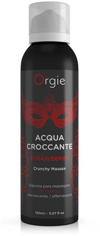 Orgie Orgy - Crunchy Mousse Braškių traškus Vanduo 150 ml