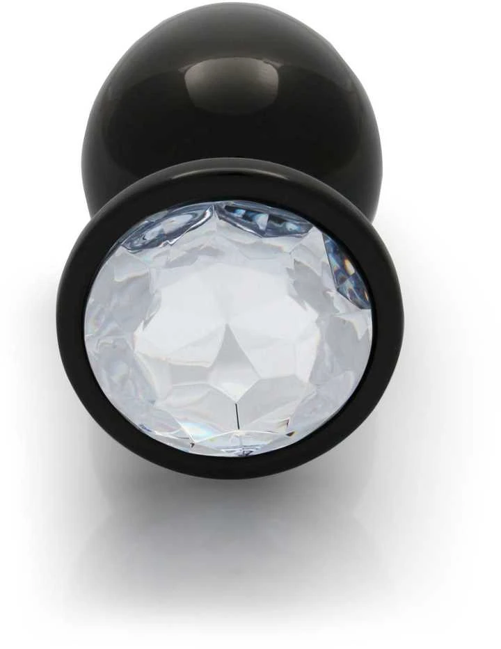 Ouch By Shots Round Gem Butt Plug - Large