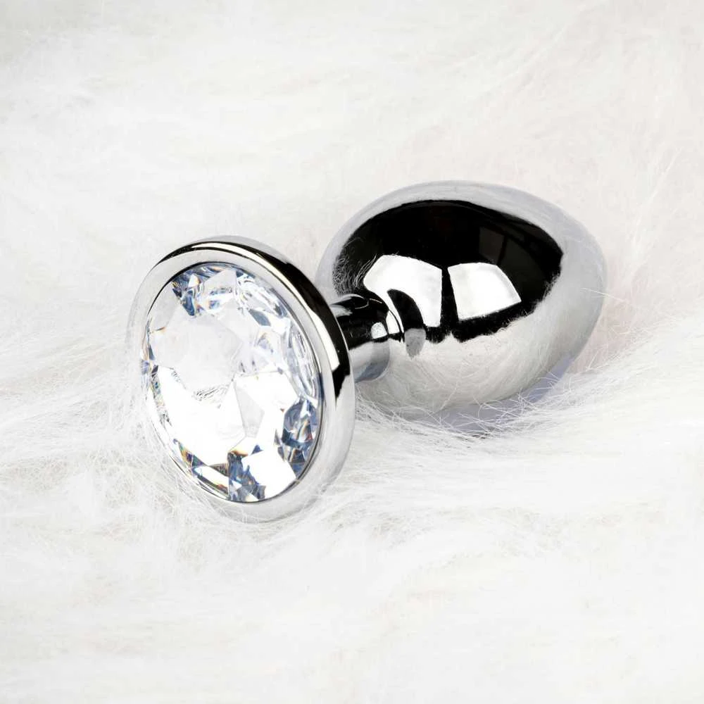 Ouch By Shots Ouch! Round Gem Butt Plug - Medium