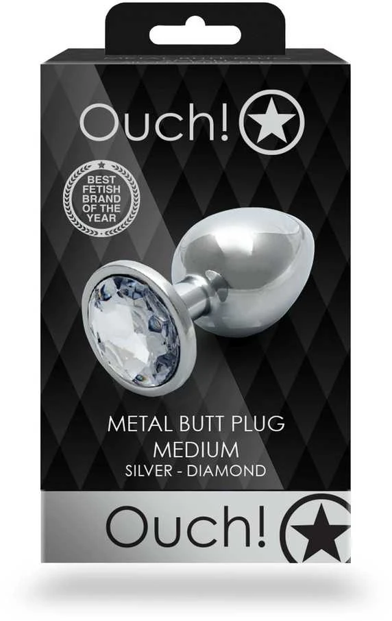 Metalinio analinio kaiščio pakuotė su kristalu