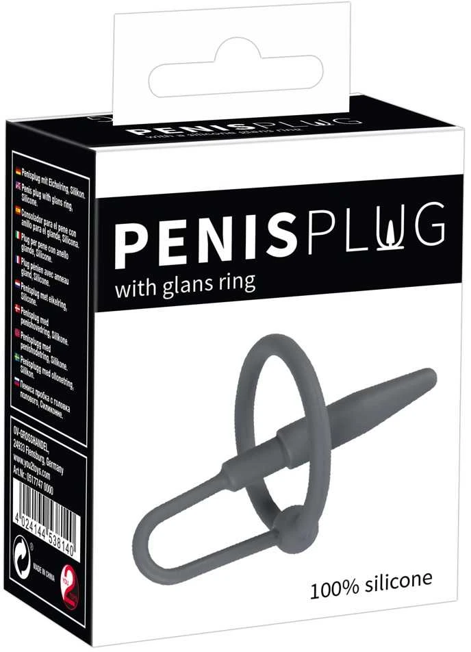 Penisplug RING Varpos kištukas su Glans žiedu