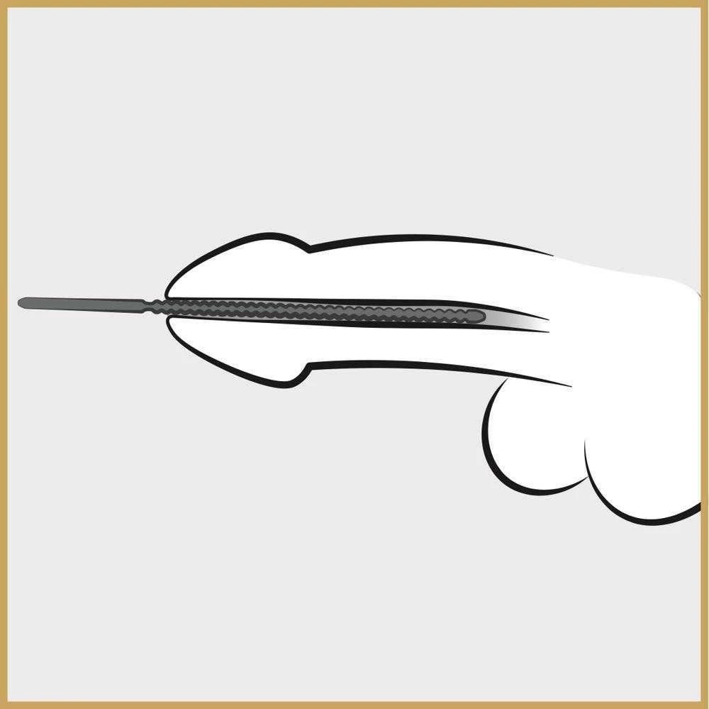 Penisplug Dip Stick suplėšytas 6 mm