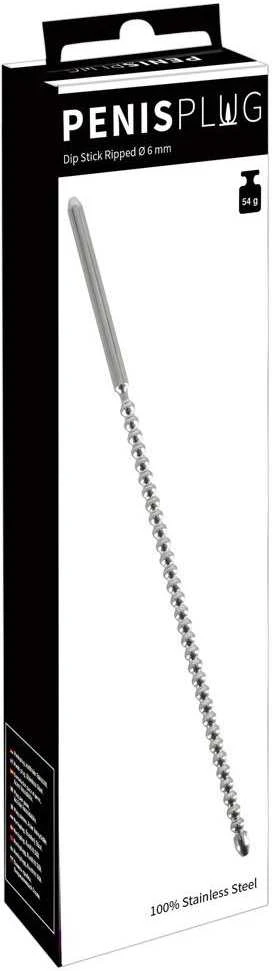 Penisplug Dip Stick suplėšytas 6 mm