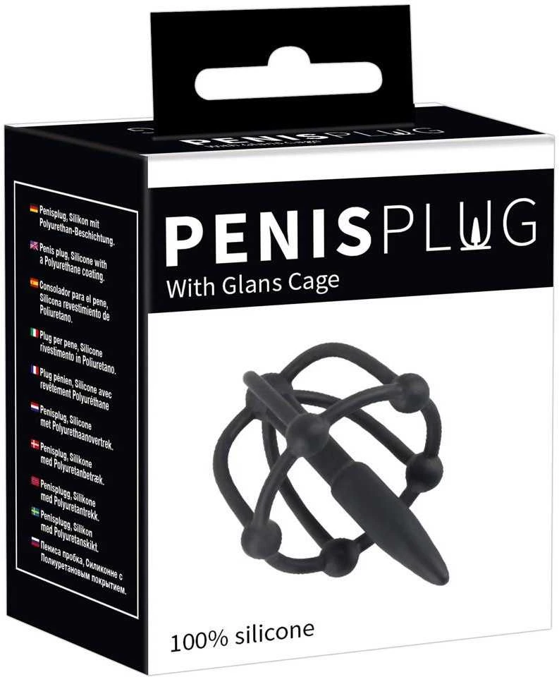 Penisplug Varpos kištukas su Glans Cage