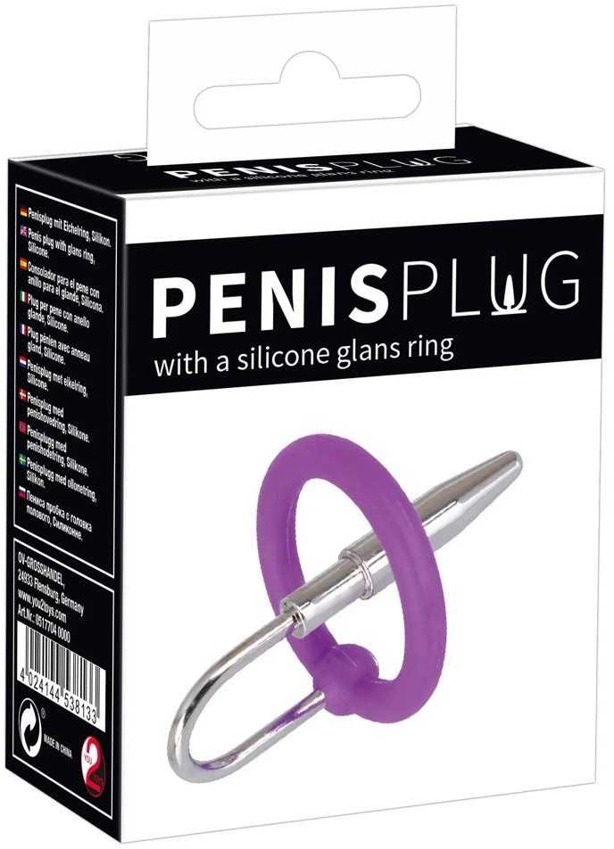 Penisplug RING Varpos kištukas+Silikono galvutės žiedas