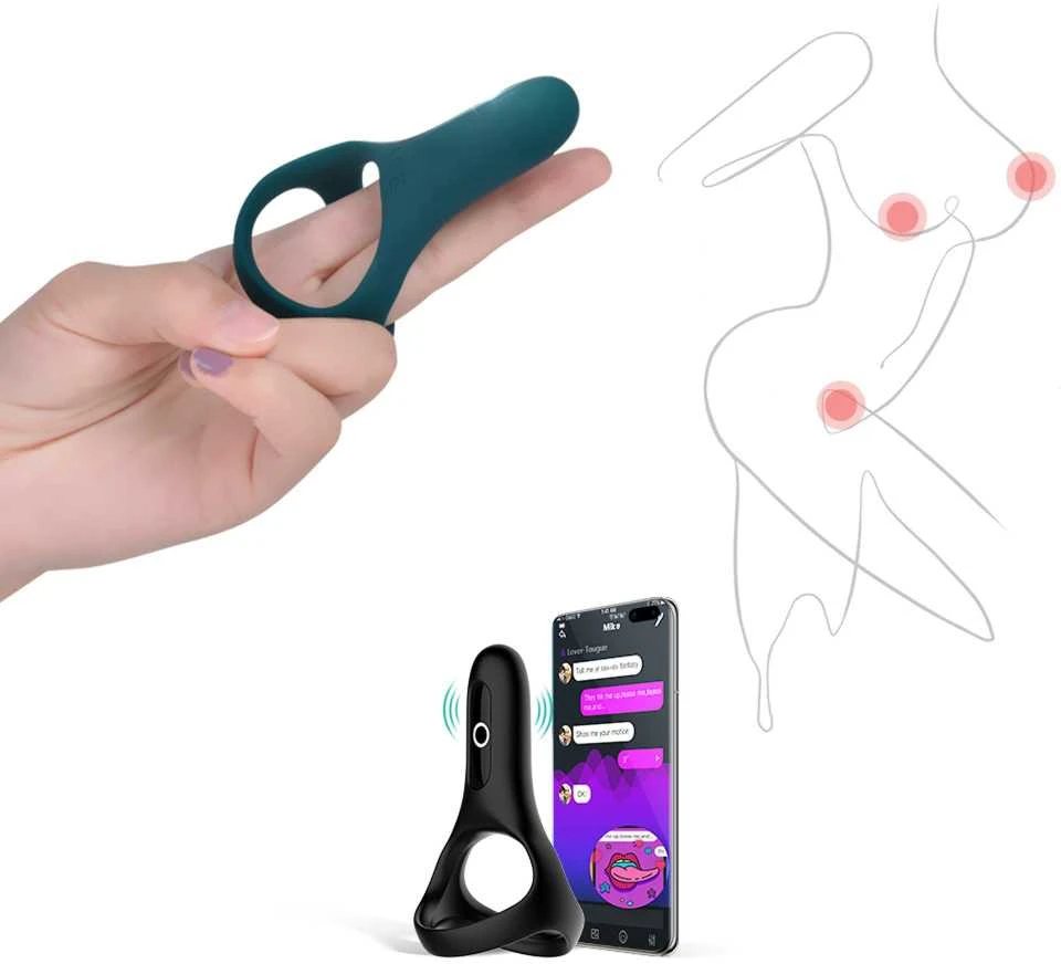 Magic Motion - Rise Smart Wearable Cockring Žalias