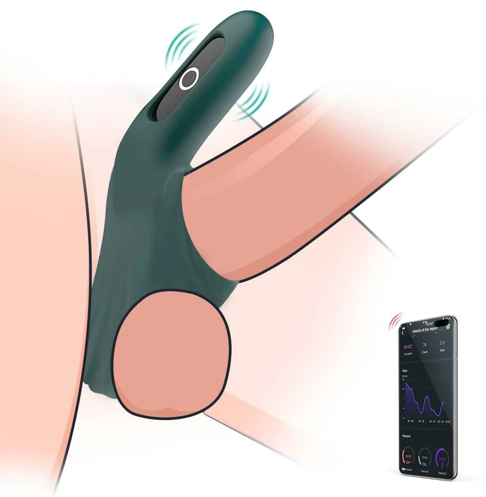 Magic Motion - Rise Smart Wearable Cockring Žalias