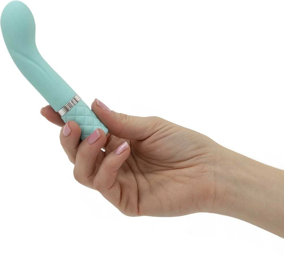 Pillow Talk Pagalvės pokalbis – Racy G-Spot Vibrator žalsvai mėlyna spalva
