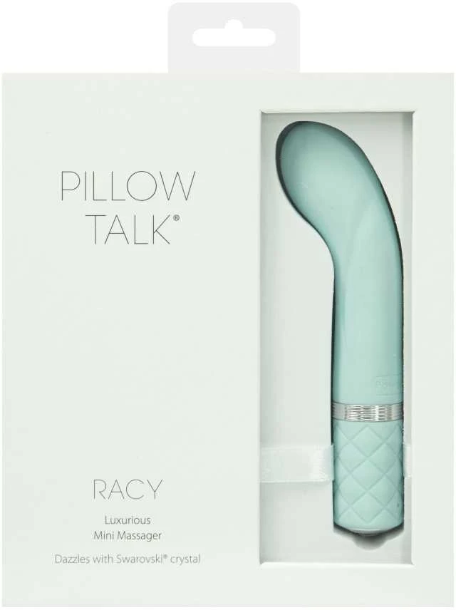 Pillow Talk Pagalvės pokalbis – Racy G-Spot Vibrator žalsvai mėlyna spalva