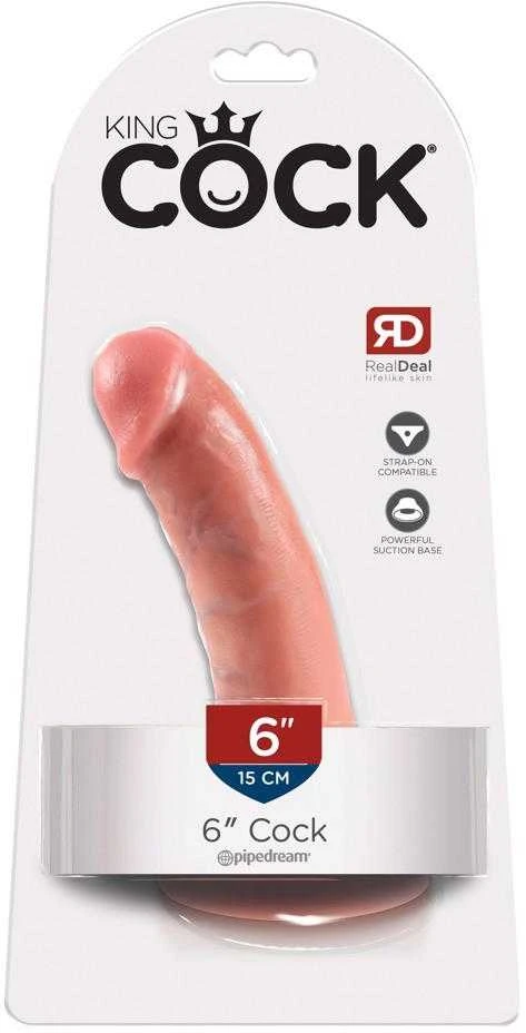 Pipedream King Cock 6 colių minkštimas