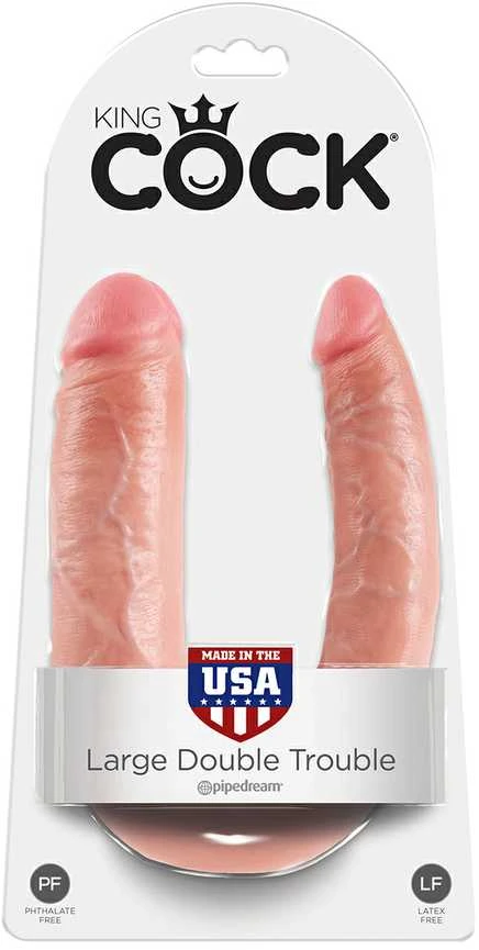 King Cock Large Double Trouble