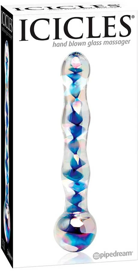ICICLES Mėlyni varvekliai Nr.8 Skaidrus/Mėlyna