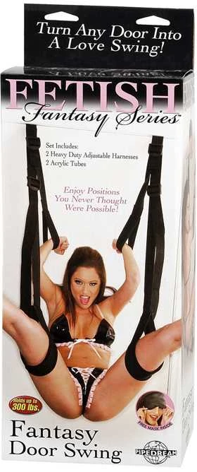Pipedream Fantasy Door Swing juodas