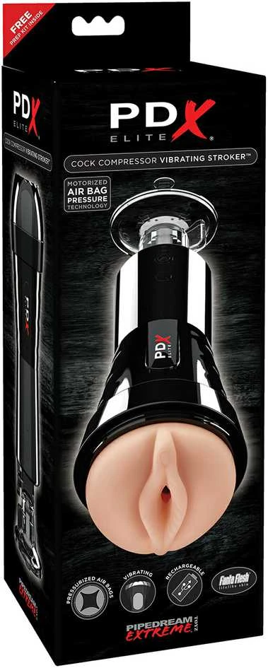 Pipedream PDX Elite Cock Compressor Vibr