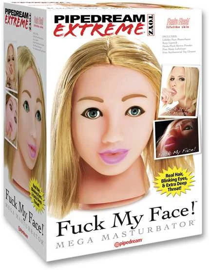 Pipedream PET „Fuck My Face“ mega masturbacija