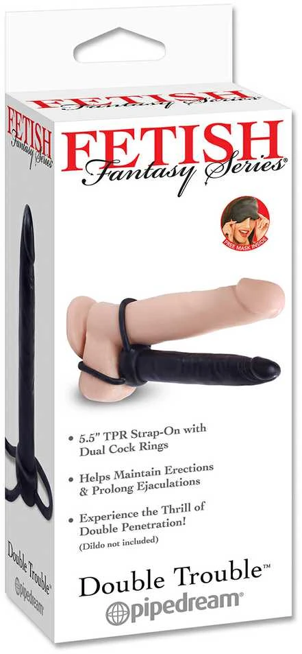 Fetish Fantasy dvigubo poveikio juodas priedas
