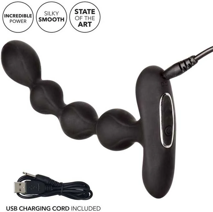 Calexotics Eclipse Slender Beads Juodas