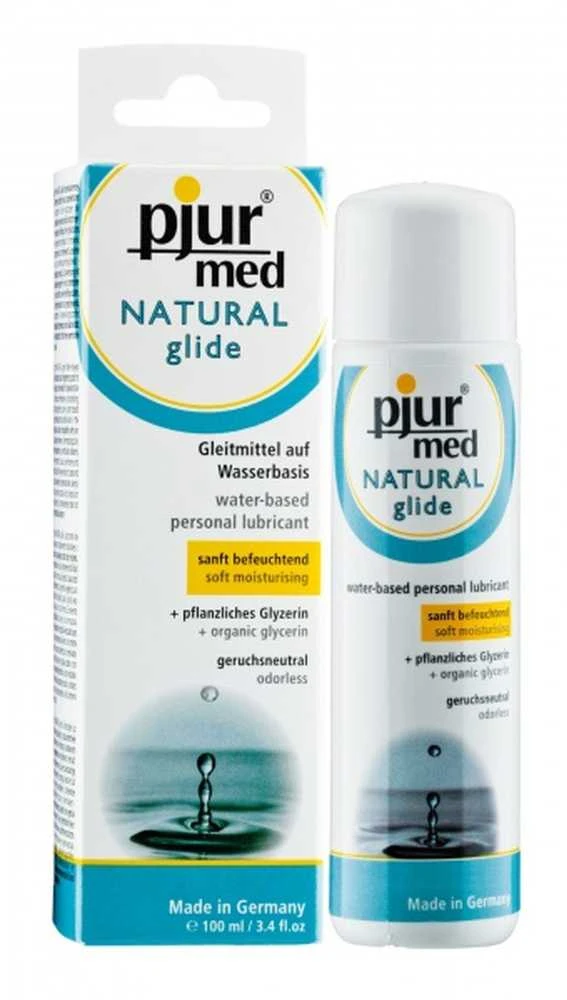 Pjur PJUR _ Med Natūralus glide drėkina vandens pagrindu tepimo priemonė 100 ml