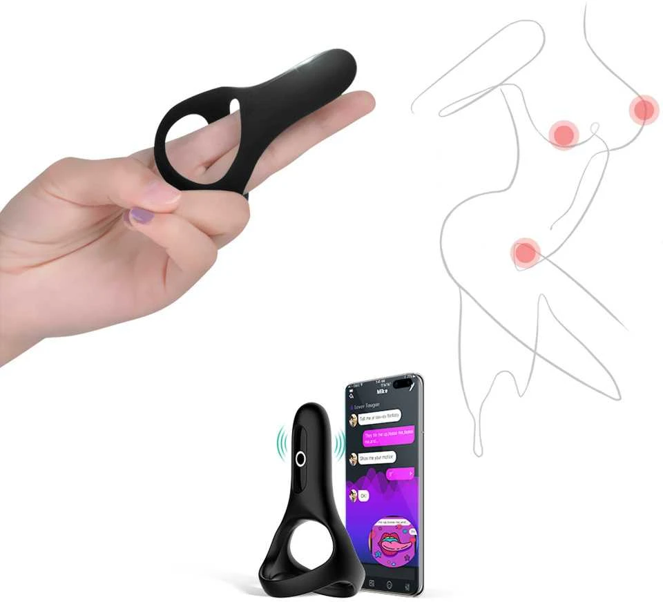„Magic Motion“ – „Rise Smart Wearable Cockring“, juodas