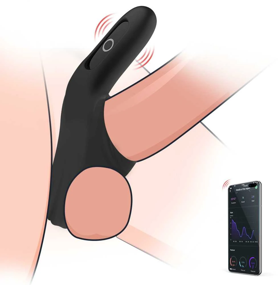„Magic Motion“ – „Rise Smart Wearable Cockring“, juodas