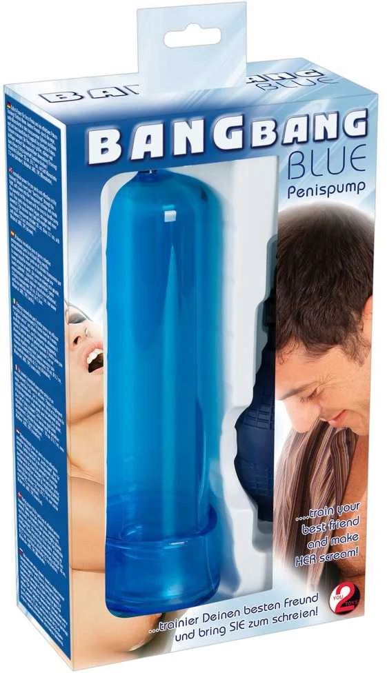 Mėlyna Bang Bang Mėlyna Penis Pump mėlynas