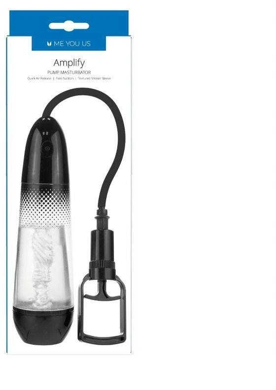 Pompka- Me You Us Amplify Pump Masturbator Clear/Juodas