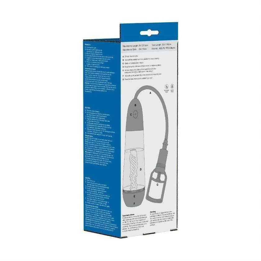 Pompka- Me You Us Amplify Pump Masturbator Clear/Juodas