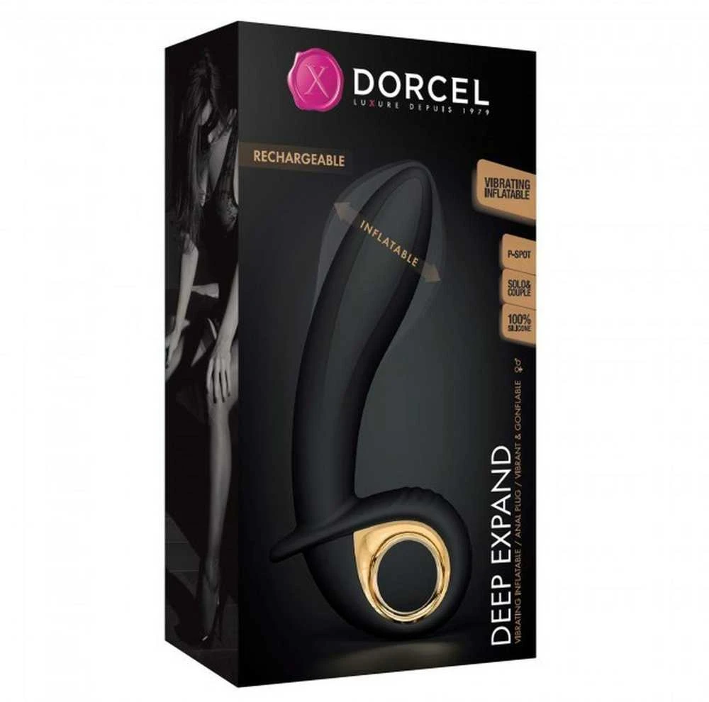 Pumpuojamas vibratorius Dorcel Deep Expand 16cm 10 režimų