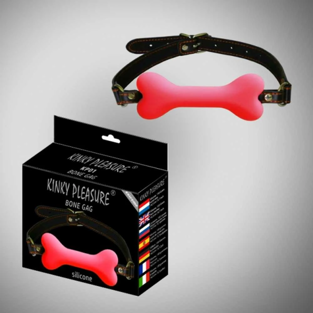 Power Escorts Bone gag raudona