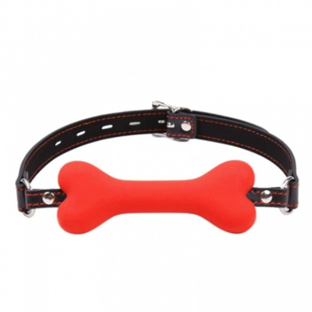 Power Escorts Bone gag raudona