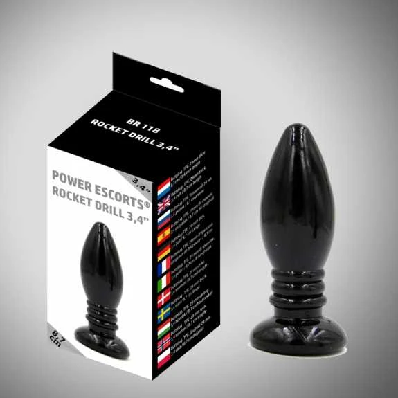 Power Escorts Analinis kištukas moterims, vyrams, unisex kištukas 8cm