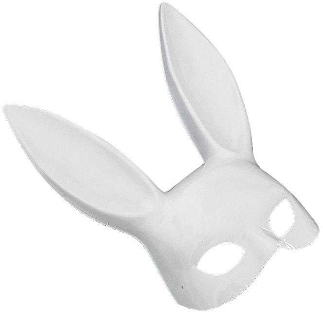 Power Escorts Maska - Bunny Mask Juodas