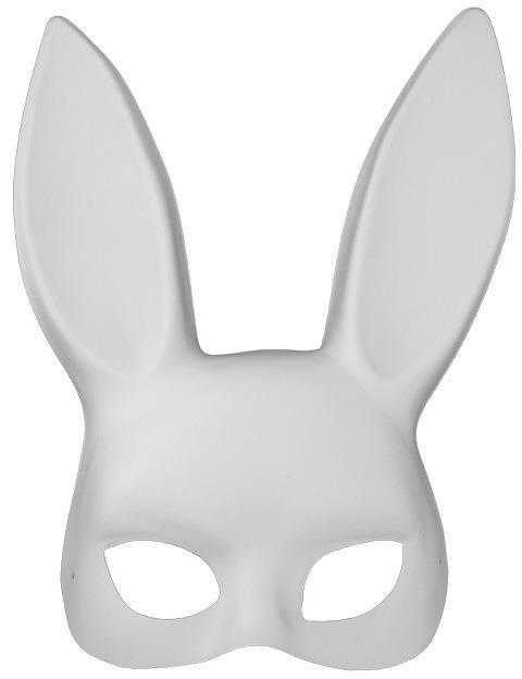 Power Escorts Maska - Bunny Mask Juodas